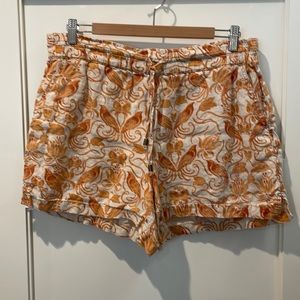 Anthropologie flowy shorts